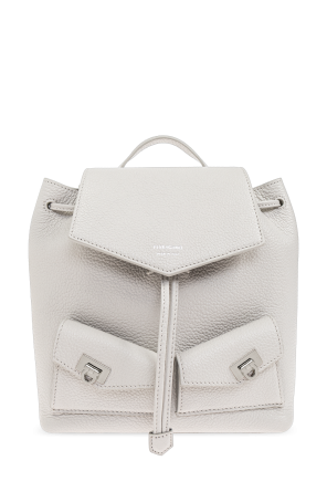 バックパック・リュック Tory Burch 'Kira' White Leather Backpack White Kira quilted leather backpack Tory burch - women